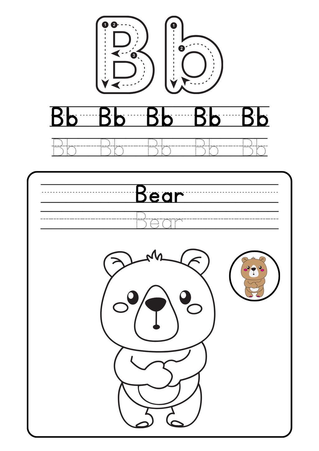 Alphabet coloring booklet