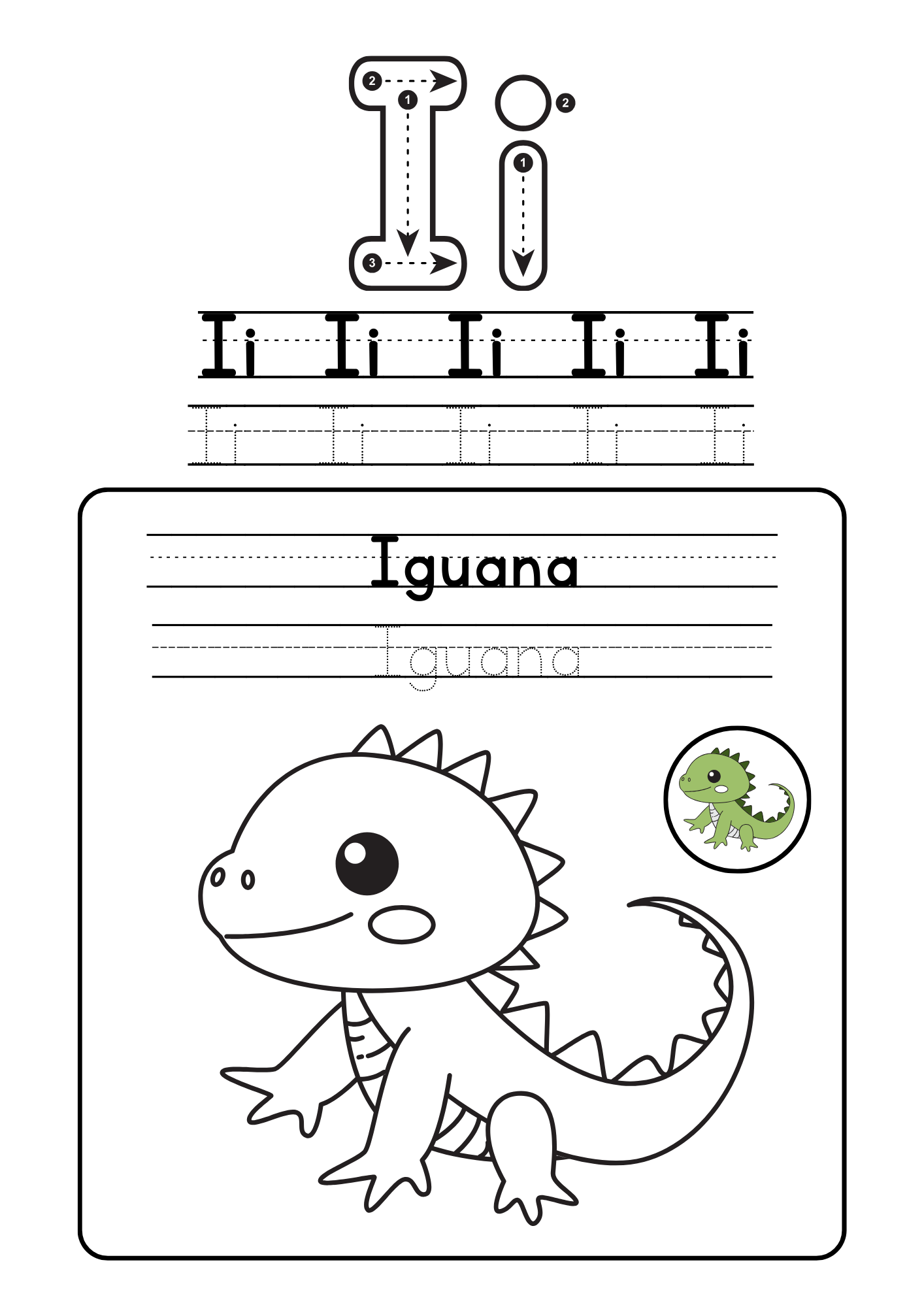 Alphabet coloring booklet
