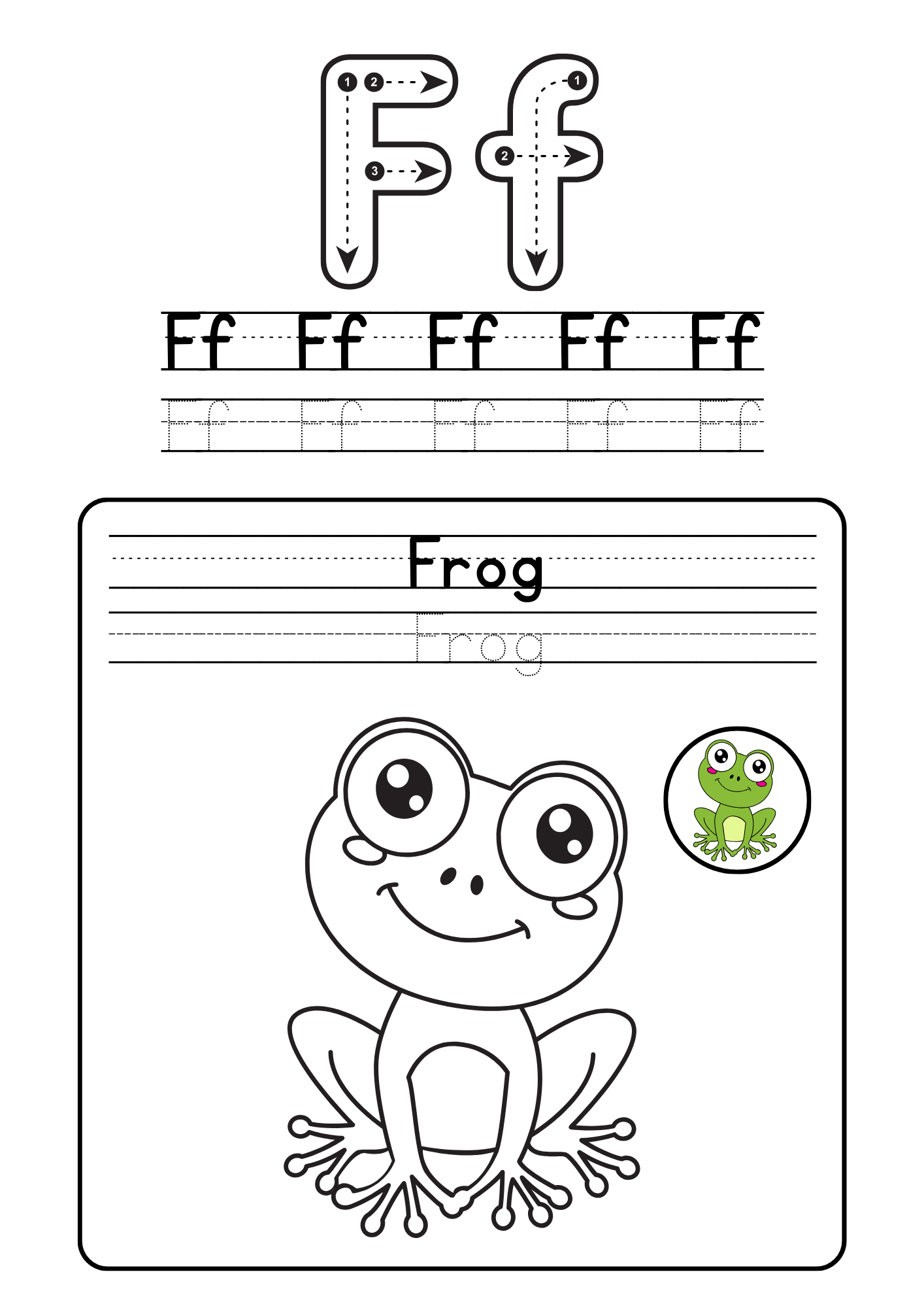 Alphabet coloring booklet