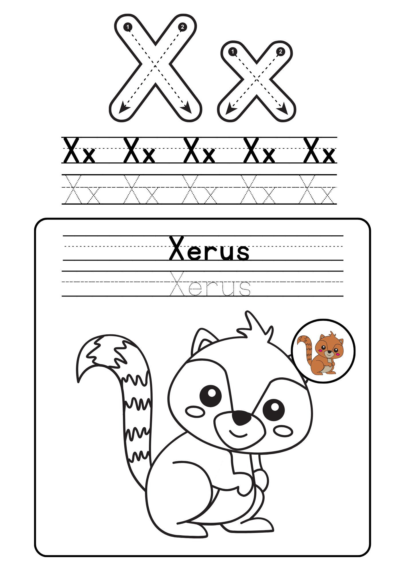 Alphabet coloring booklet