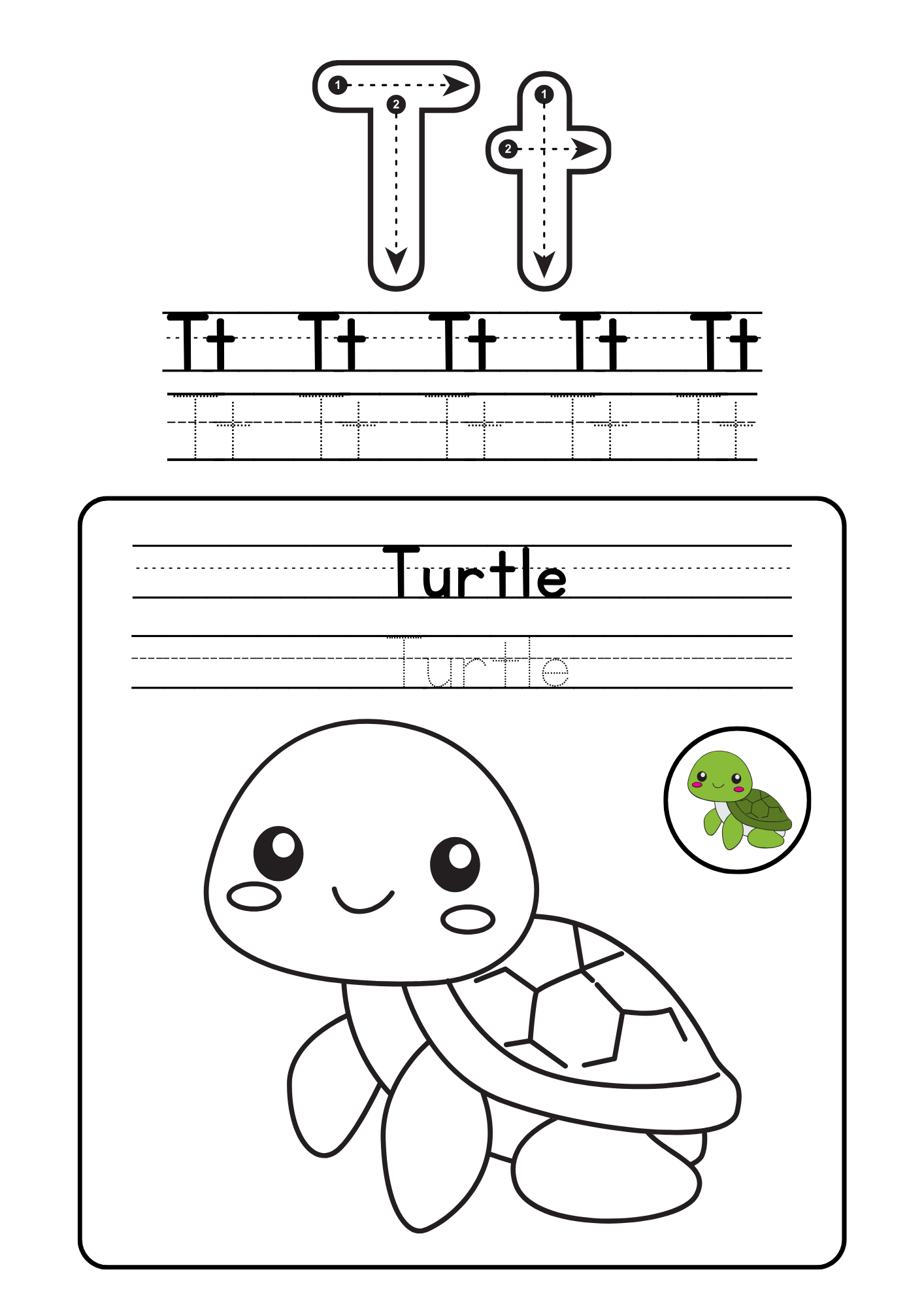 Alphabet coloring booklet