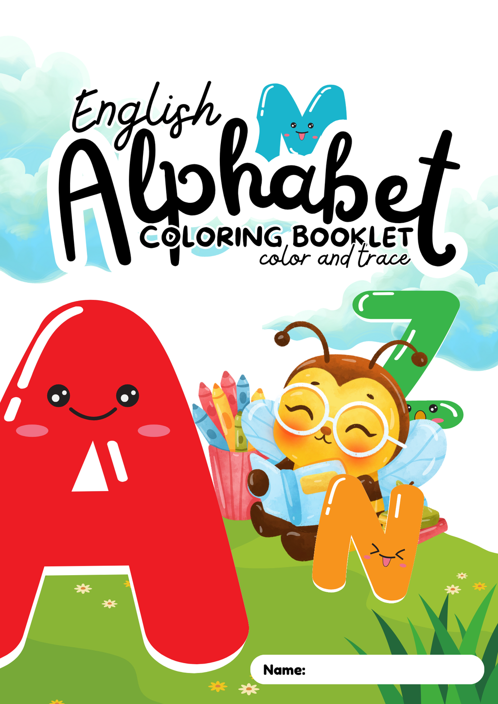 Alphabet coloring booklet