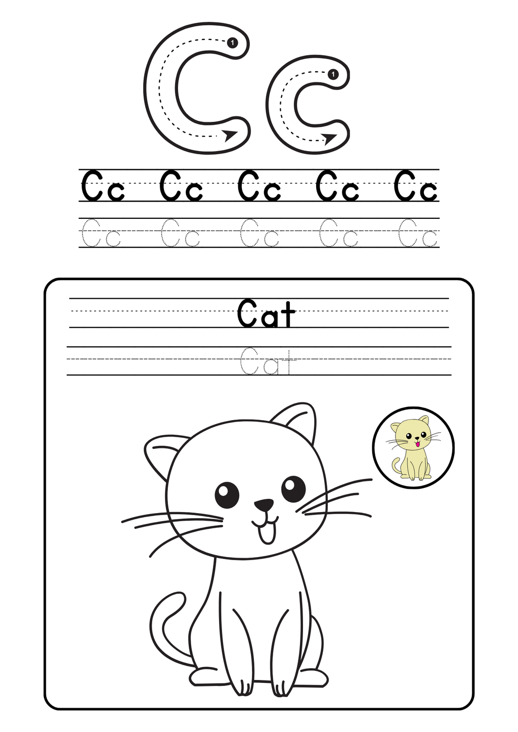 Alphabet coloring booklet