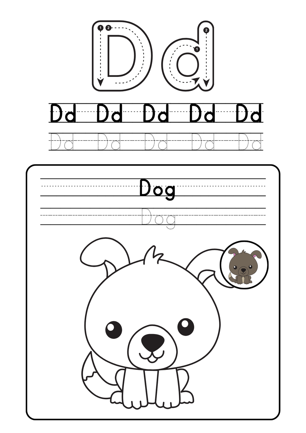 Alphabet coloring booklet