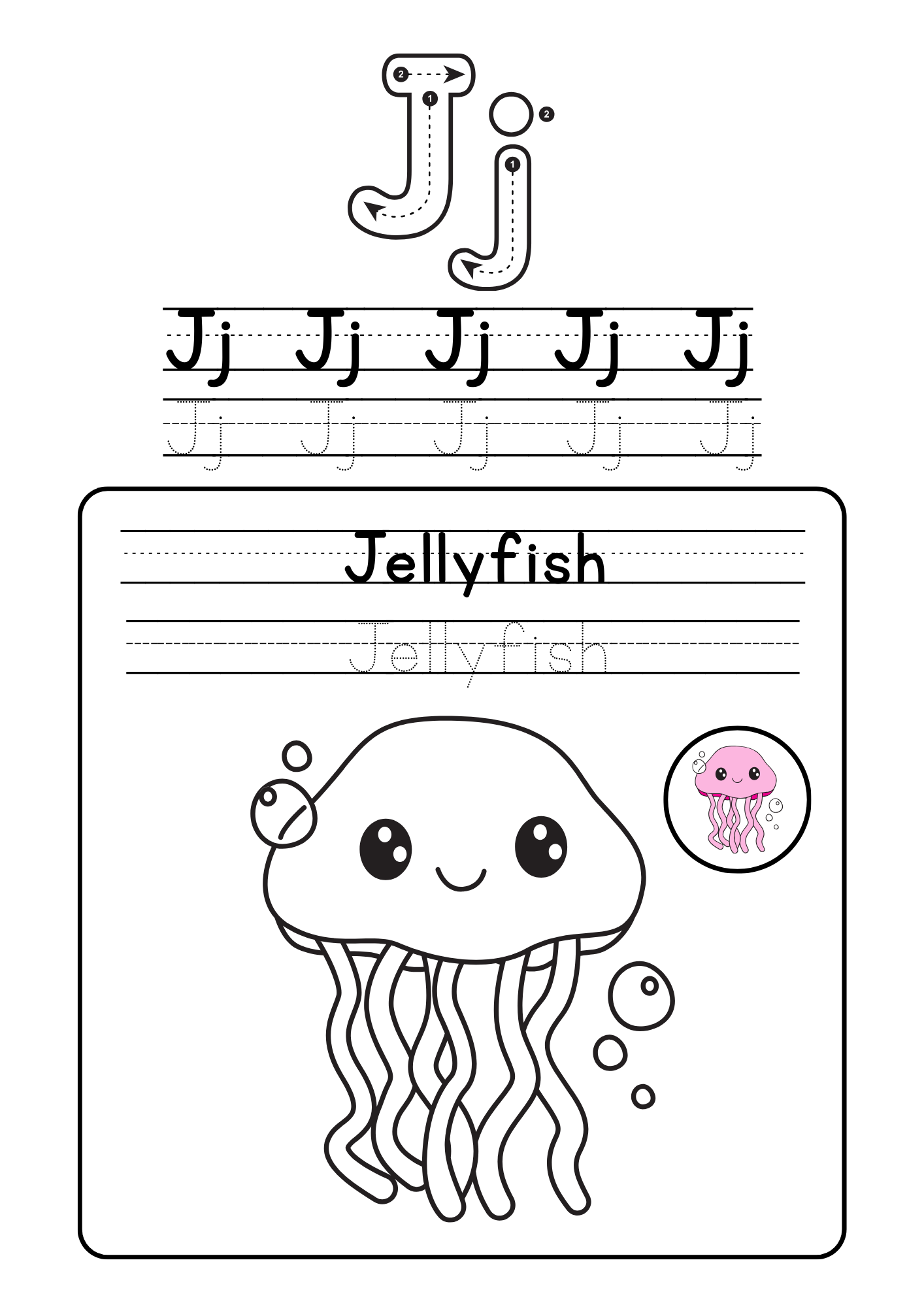 Alphabet coloring booklet