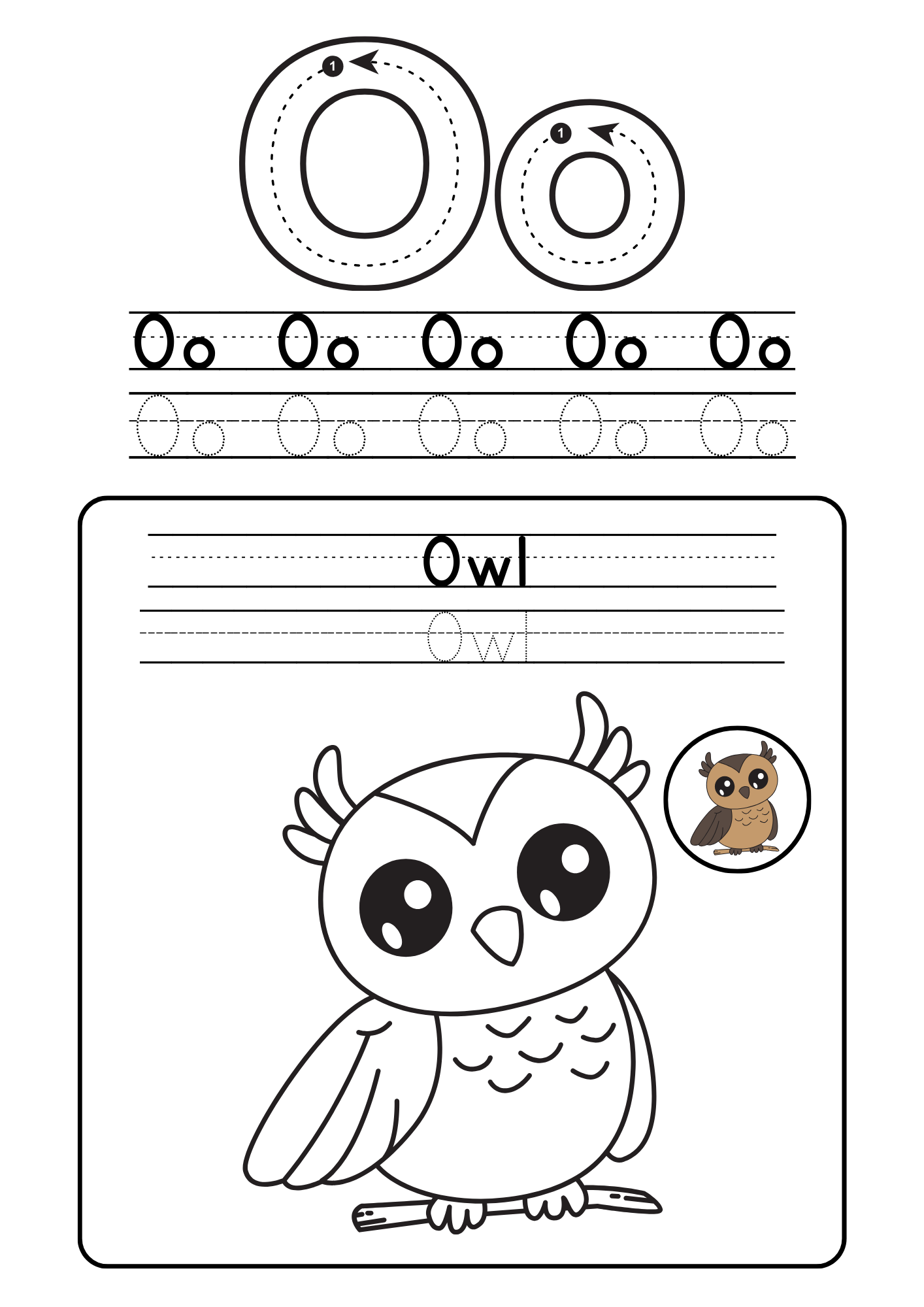 Alphabet coloring booklet