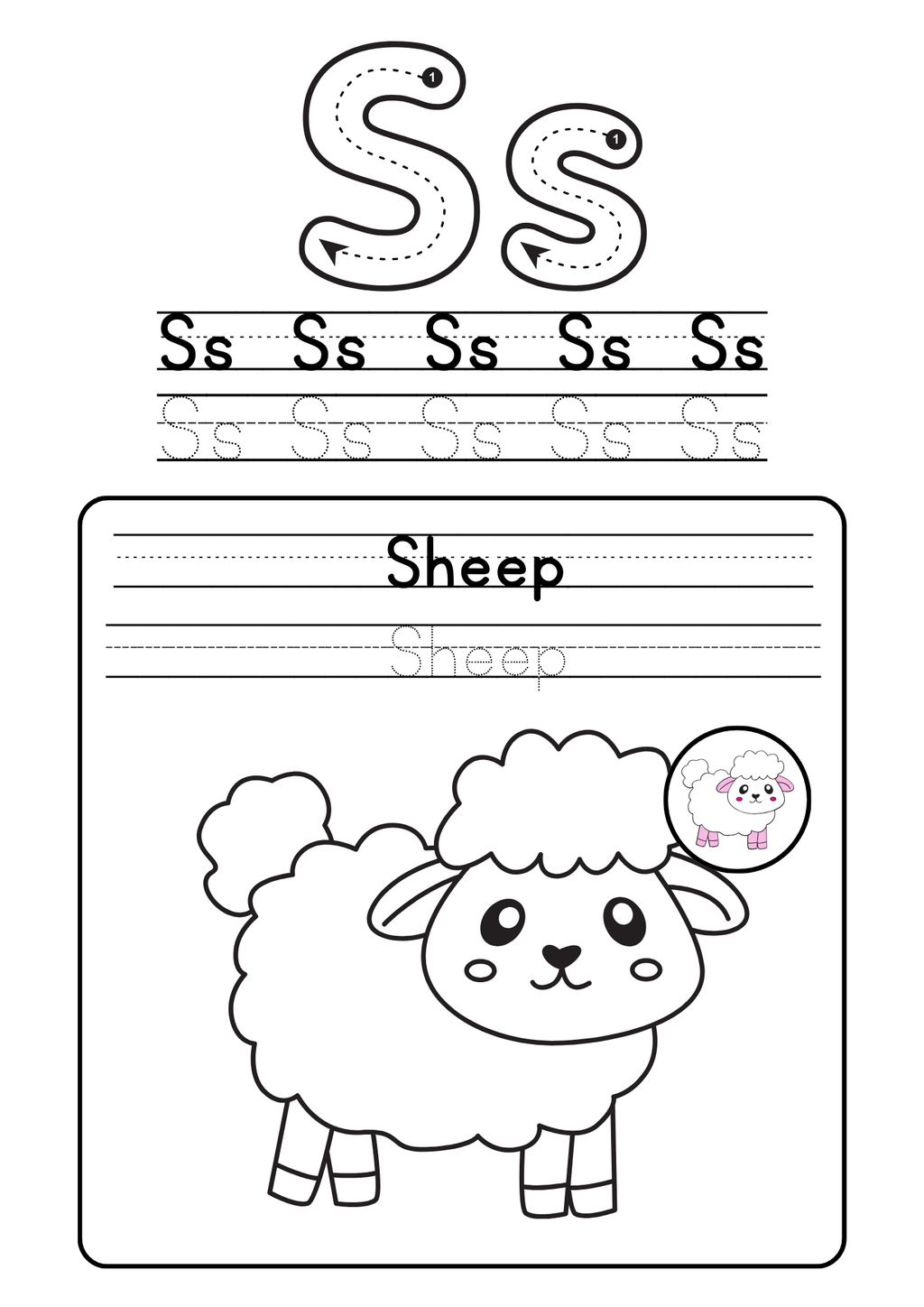 Alphabet coloring booklet