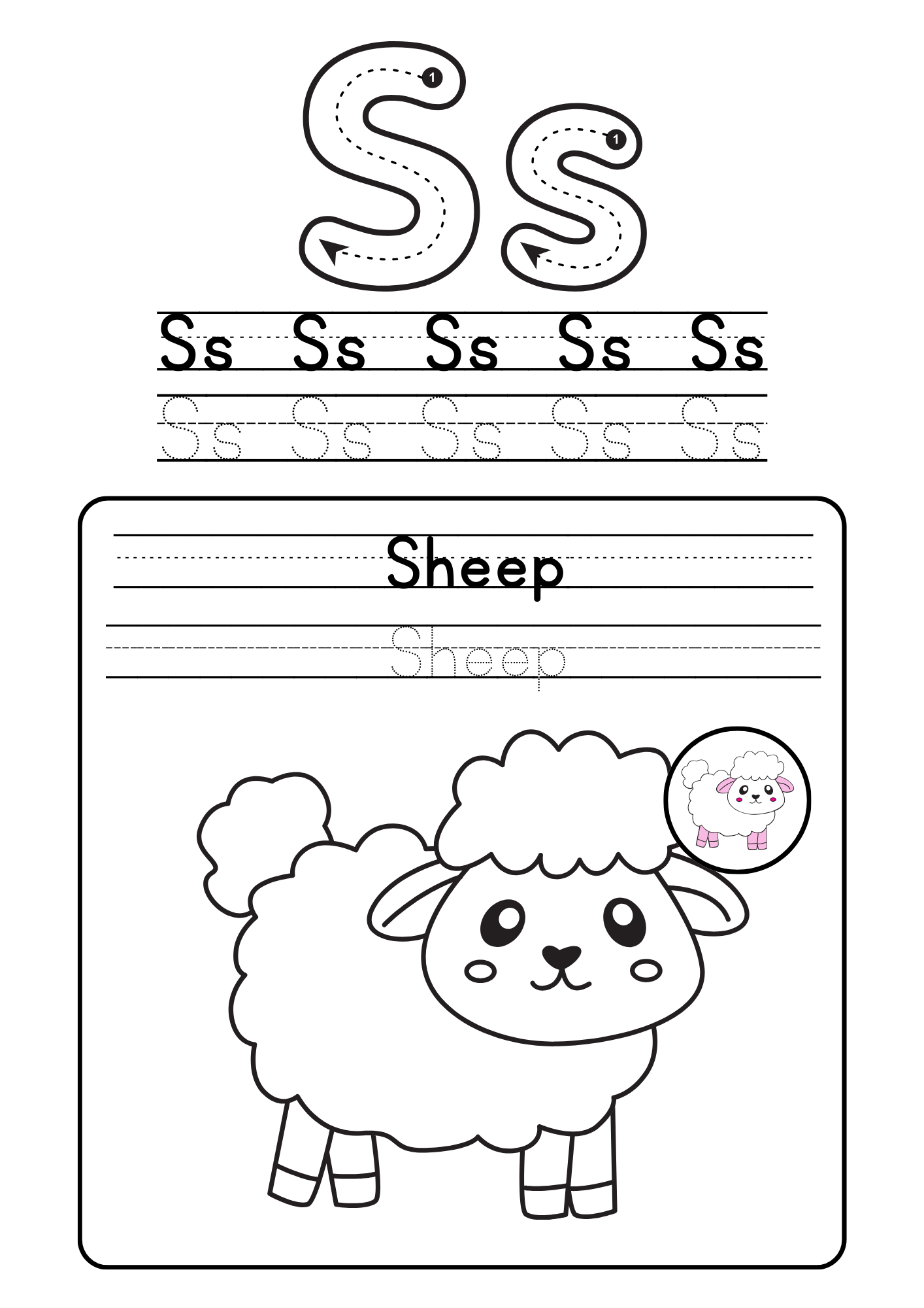 Alphabet coloring booklet