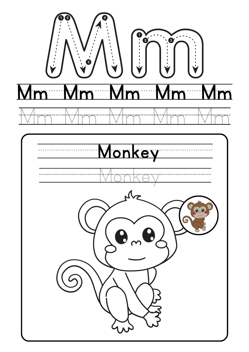 Alphabet coloring booklet