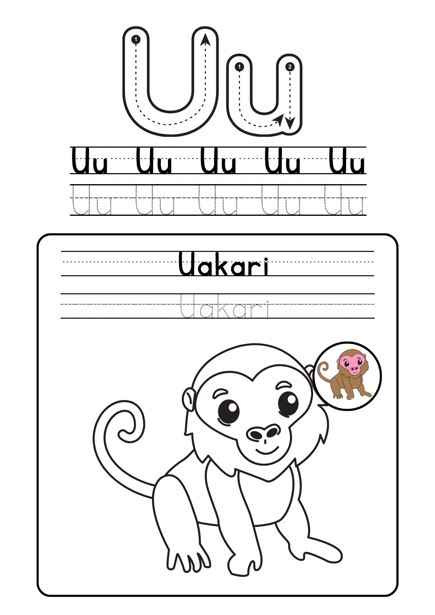 Alphabet coloring booklet