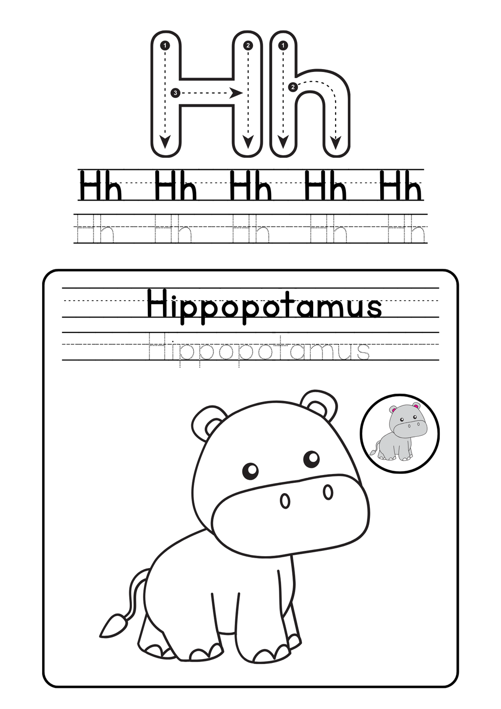 Alphabet coloring booklet